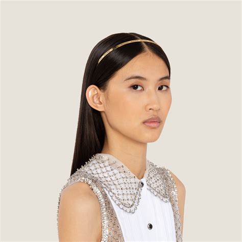 miu miu headband price|miu michael headband.